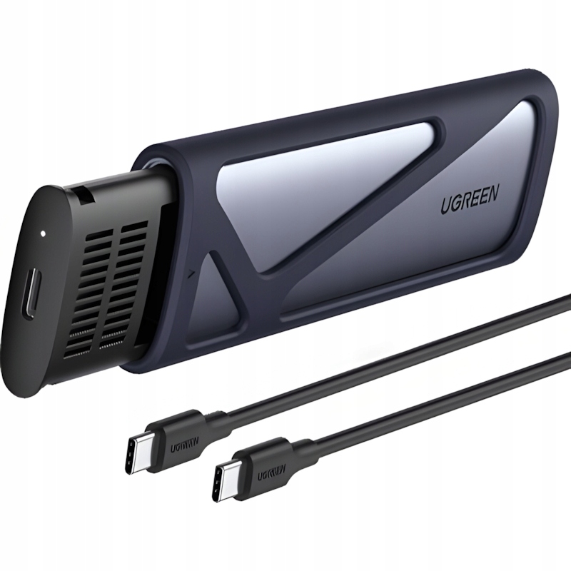 Kieszeń obudowa Ugreen, na dysk M.2 NVMe Ssd, Usb-c 3.2, przesył 10 Gb/s