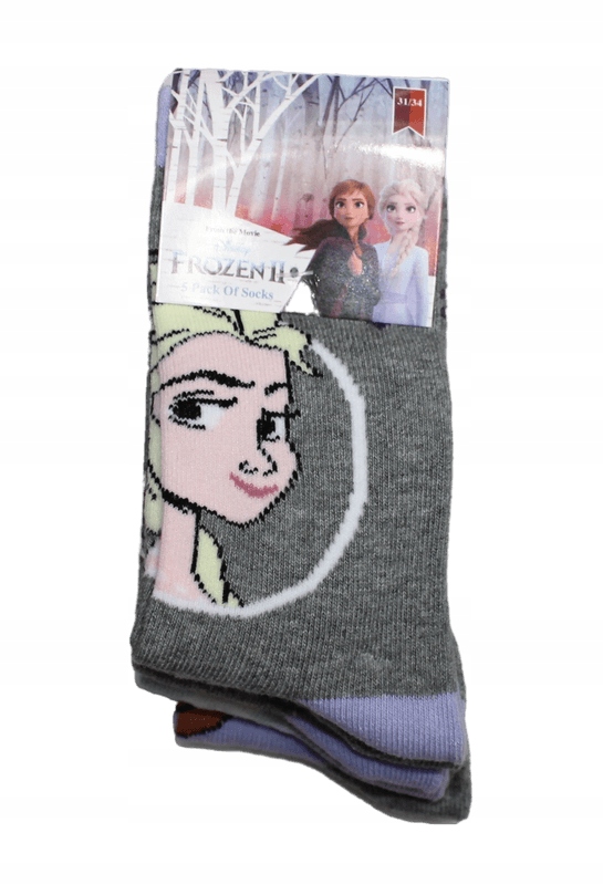 

5 szt Skarpety Frozen II Elsa Anna rozm 31/34