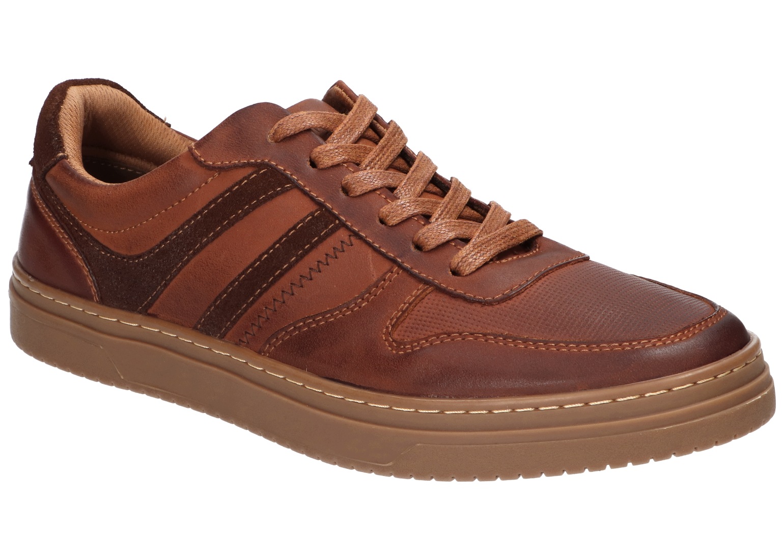 American Club RH184 Polobotky Casual Pánské Kožené Boty Paměťová Pěna Br 43