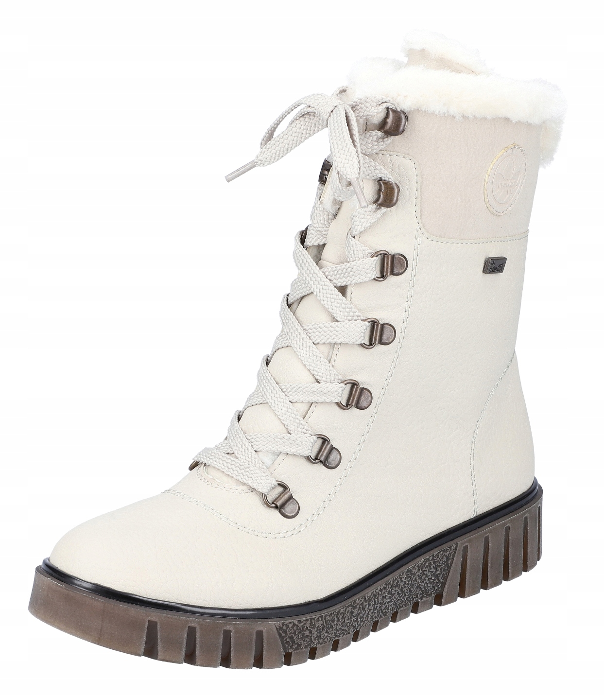 Rieker Y3424-60 vel.38 béžové teplé kotníkové boty boty Tex