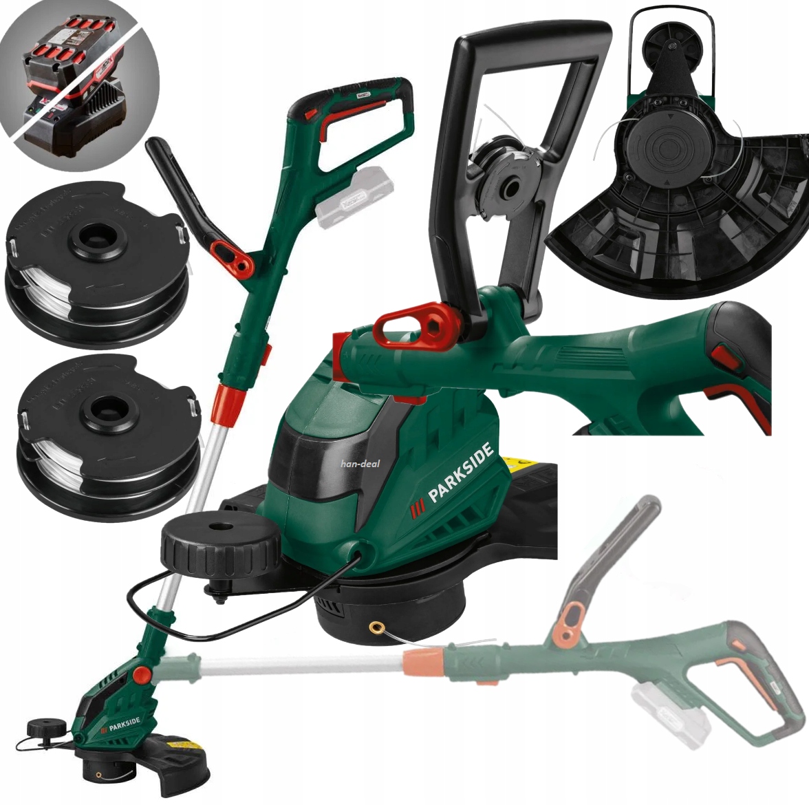 Podkaszarka akumulatorowa Prta 20 Li Parkside Bezprzewodowa Kosa 20V