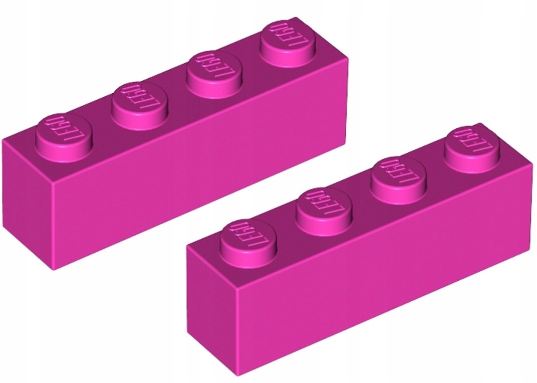 

Lego Klocek 1x4 Ciemny Różowy (3010/4621542) x2