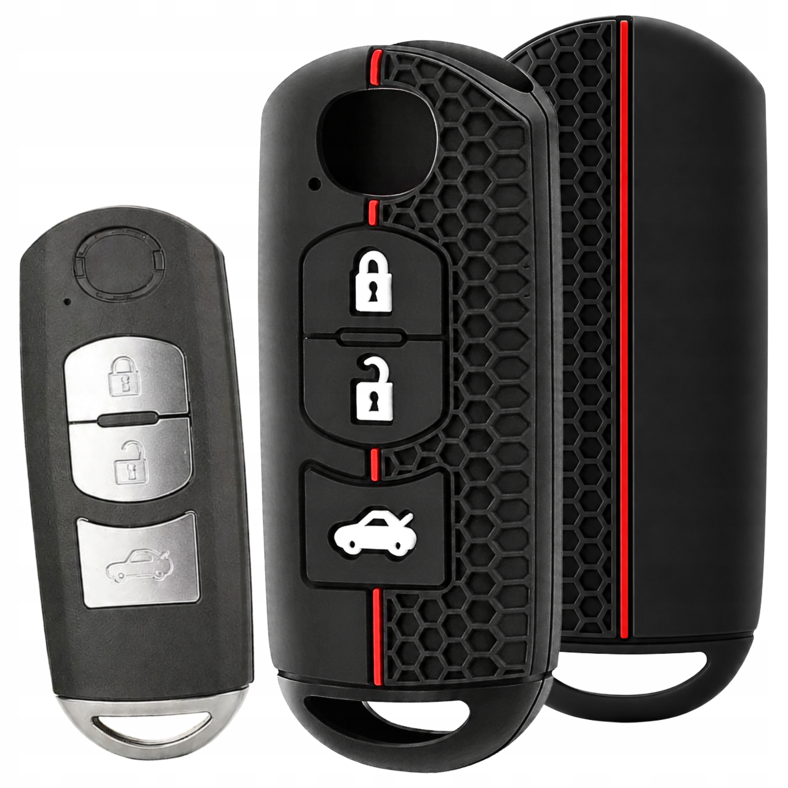 Etui Na Kluczyk Pilot Do Mazda 2 3 6 Mazda CX MX 3 przyciski