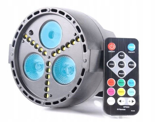 Reflektor LED PAR 3x 4W RGBW DMX pilot EAN (GTIN) 5420047134448