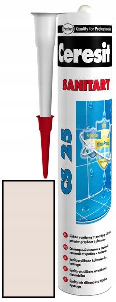 

Silikon sanitarny Cs 25 Ceresit 280ml Bahama