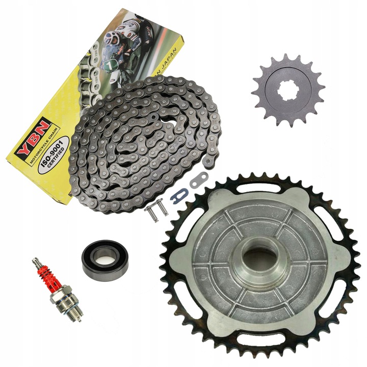 ZEBATKA PRZOD TYL LANCUCH MZ ETZ 150