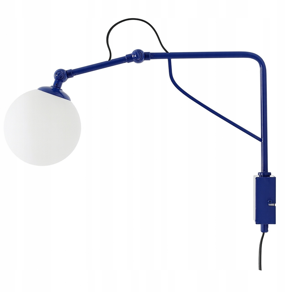 Nástenná lampa Aldex Soho Glass cobalt 1105C25_D E14 modrá