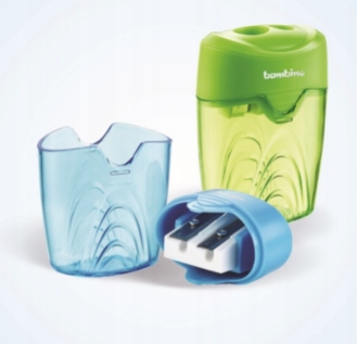 

Temperówka manualna podwójna z pojemnikiem Bambino