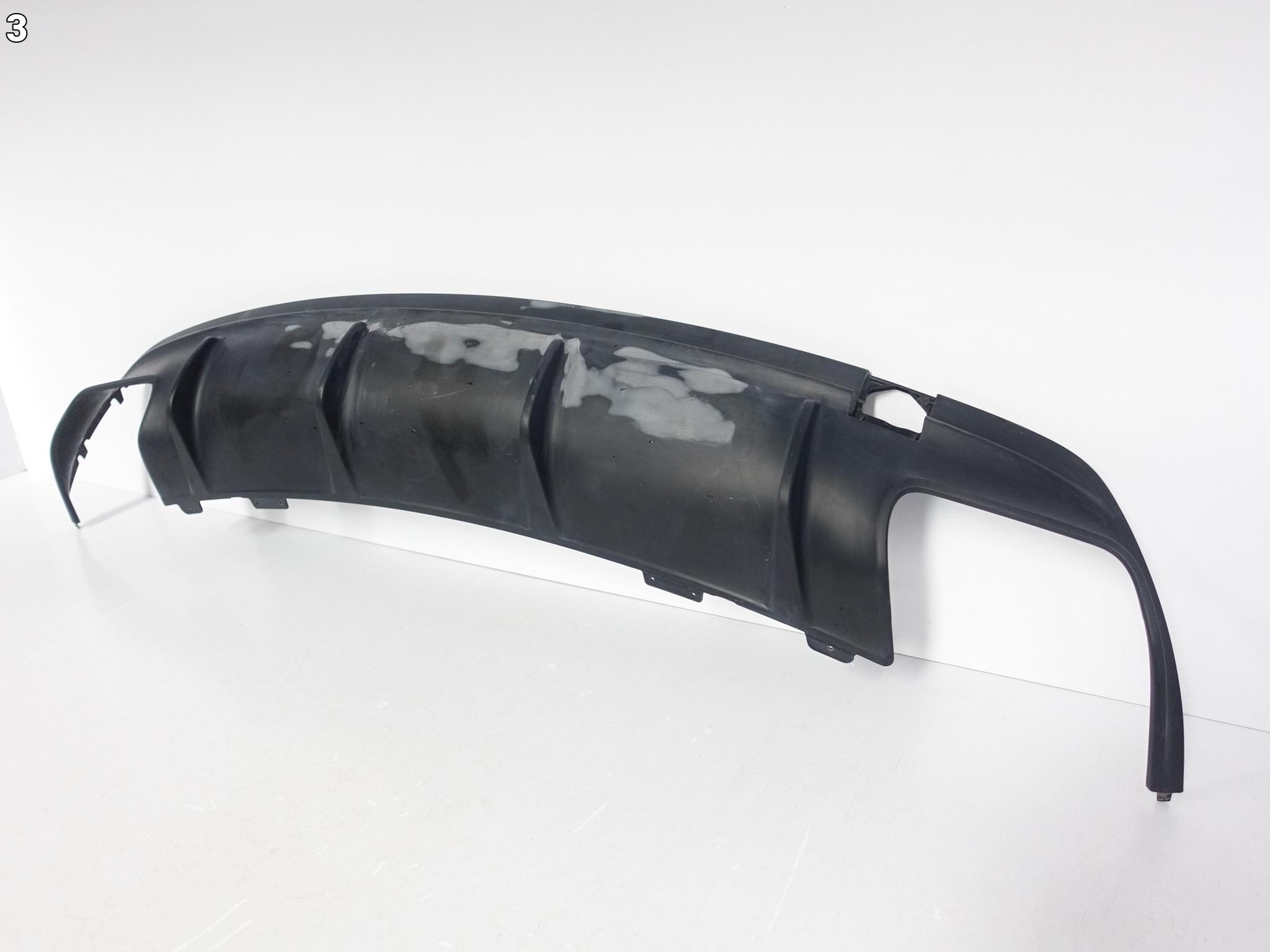 MERCEDES CLA C117 45 AMG CLA45 LIFT 16-19 diffuser SPOILER W bumper rear part