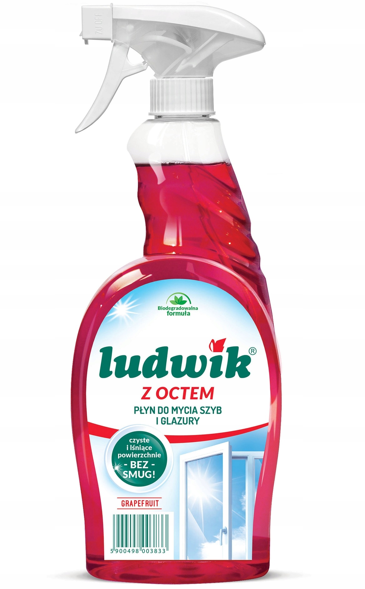 

Ludwik Płyn Do Mycia Szyb Glazury Grapefruit 750ML