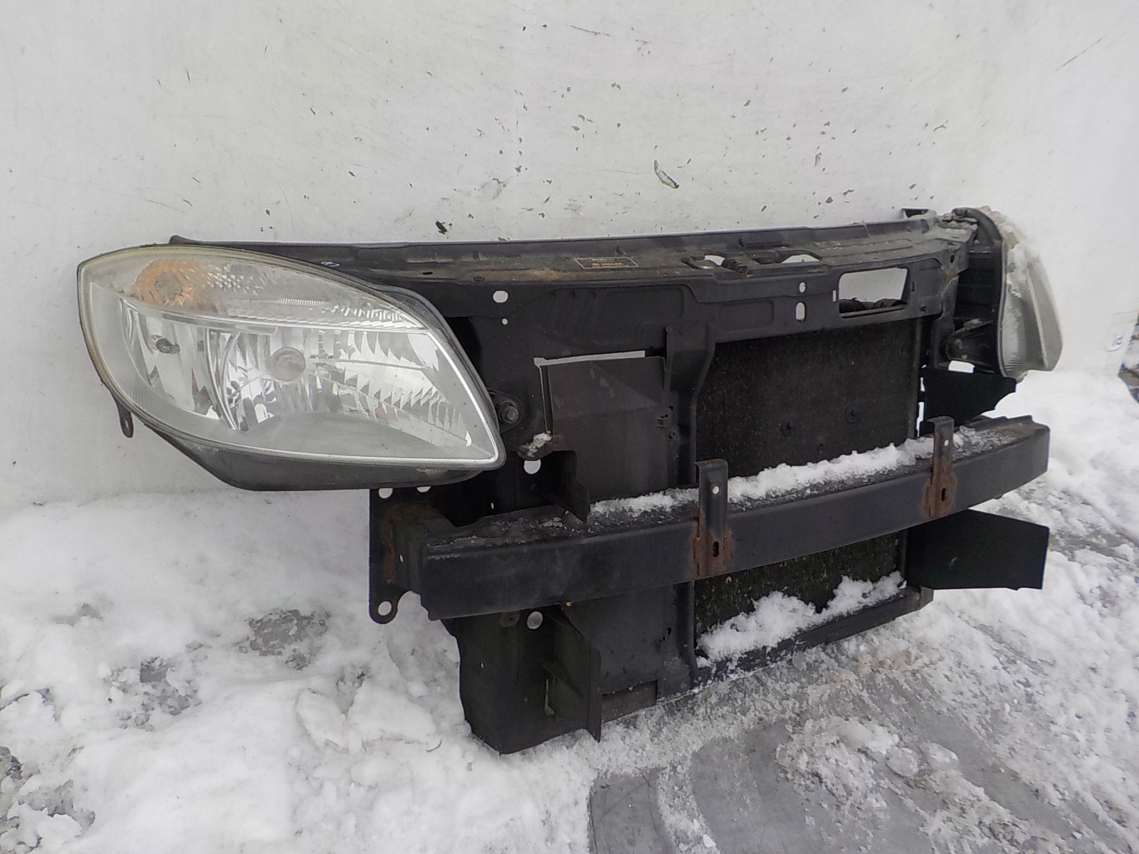 168 SKODA FABIA II 1.4 B support panel for radiators sider radiator