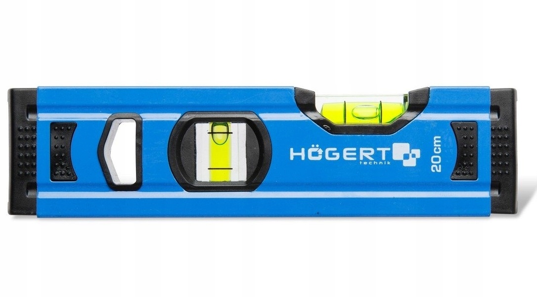 

Hogert Poziomnica Aluminiowa 20CM 2 Libelki Kieszo