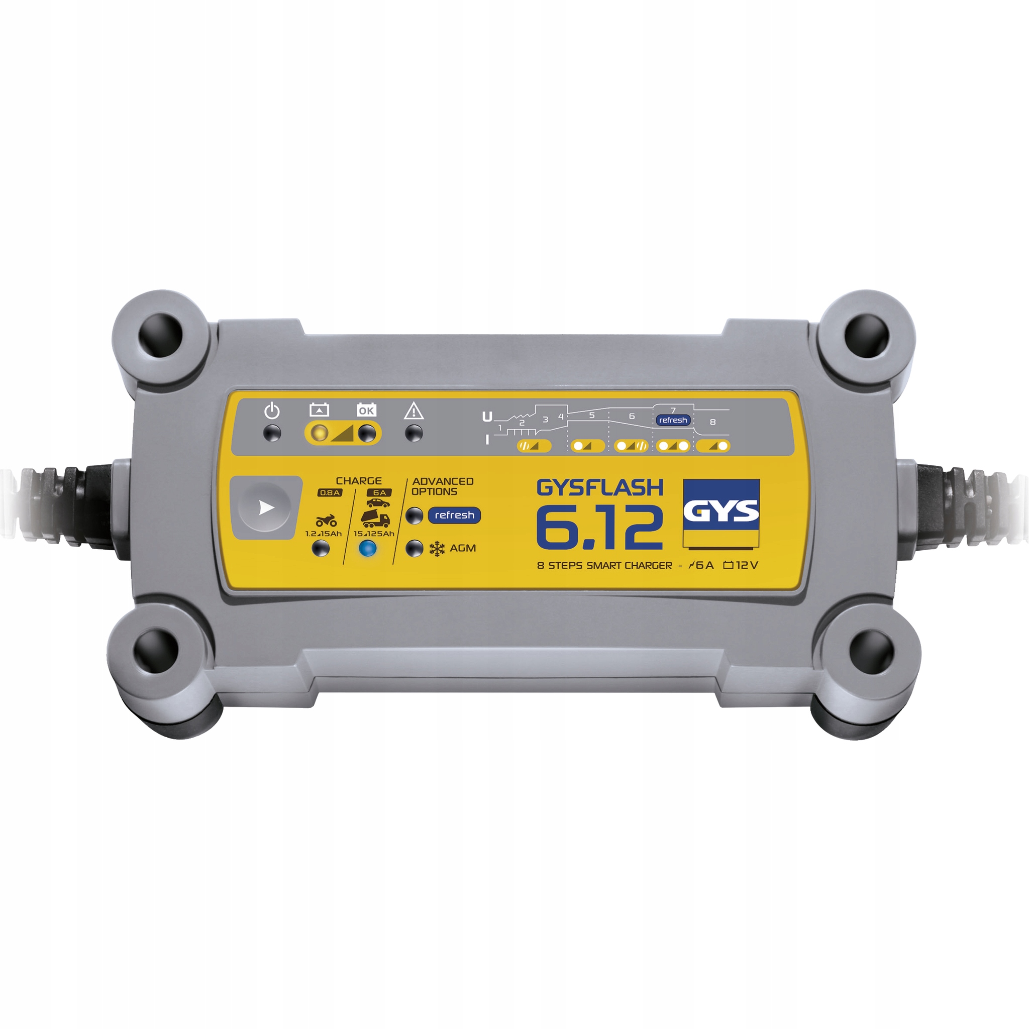 nabíjačka Gysflash 6.12 s funkciou Can-bus 12 V, 125 Ah, 6 A 029378