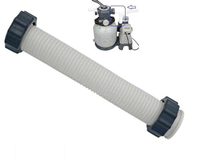 Hadice spojující hlavu s motorem pro pískovou pumpu 28646GS SX2100 Intex