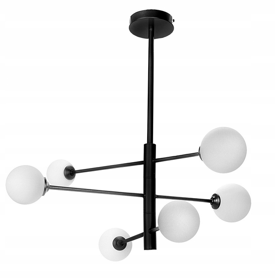 Závesná stropná lampa luster Mliečne Kloše stropné svietidlá do obývačky