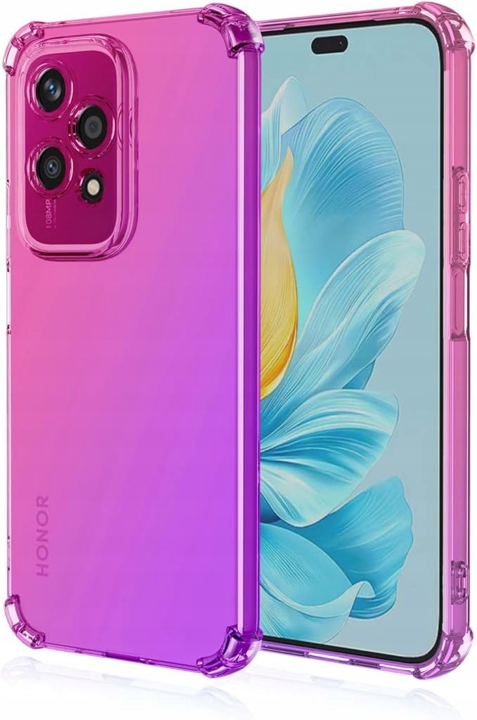 Etui do Honor 200 plecki silikonowe Pink Purple