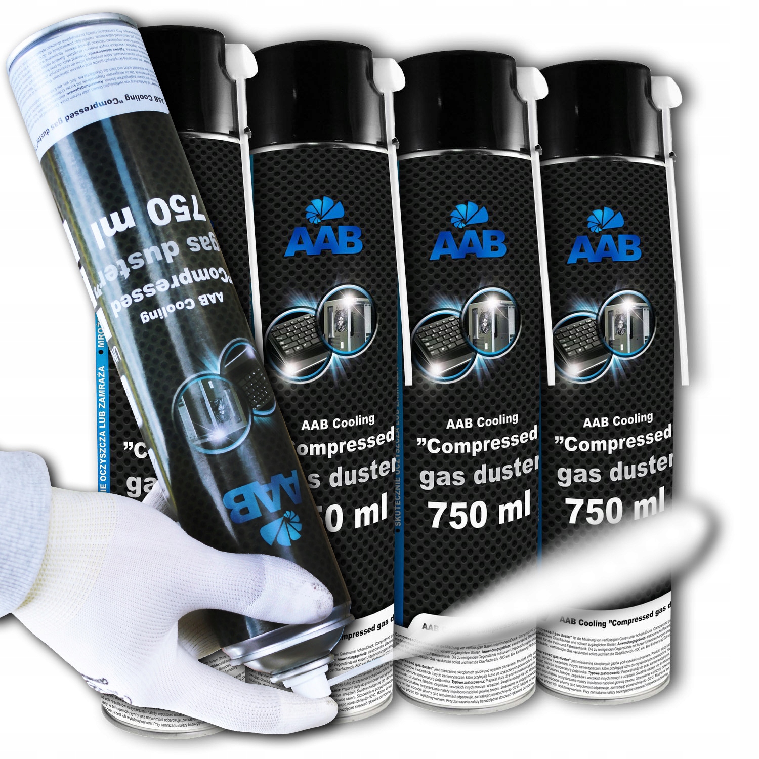AAB COOLING ZAMRAŻACZ W SPRAYU DO -50C ICE 4x750ml