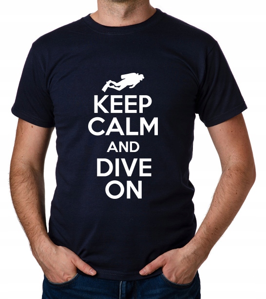 

koszulka Keep Calm And Dive On prezent