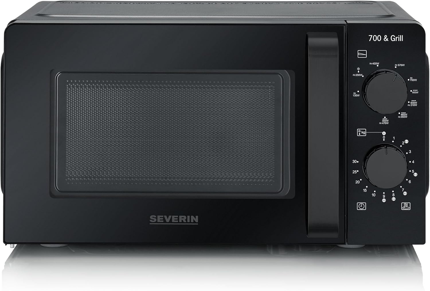 Severin Mw 9182 Mikrofalówka 2w1 19L 700W Grill Odmrażanie Timer