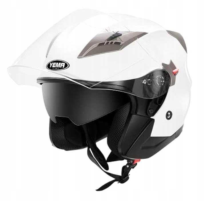 Yema YM-627 motocyklová prilba veľ. M biela