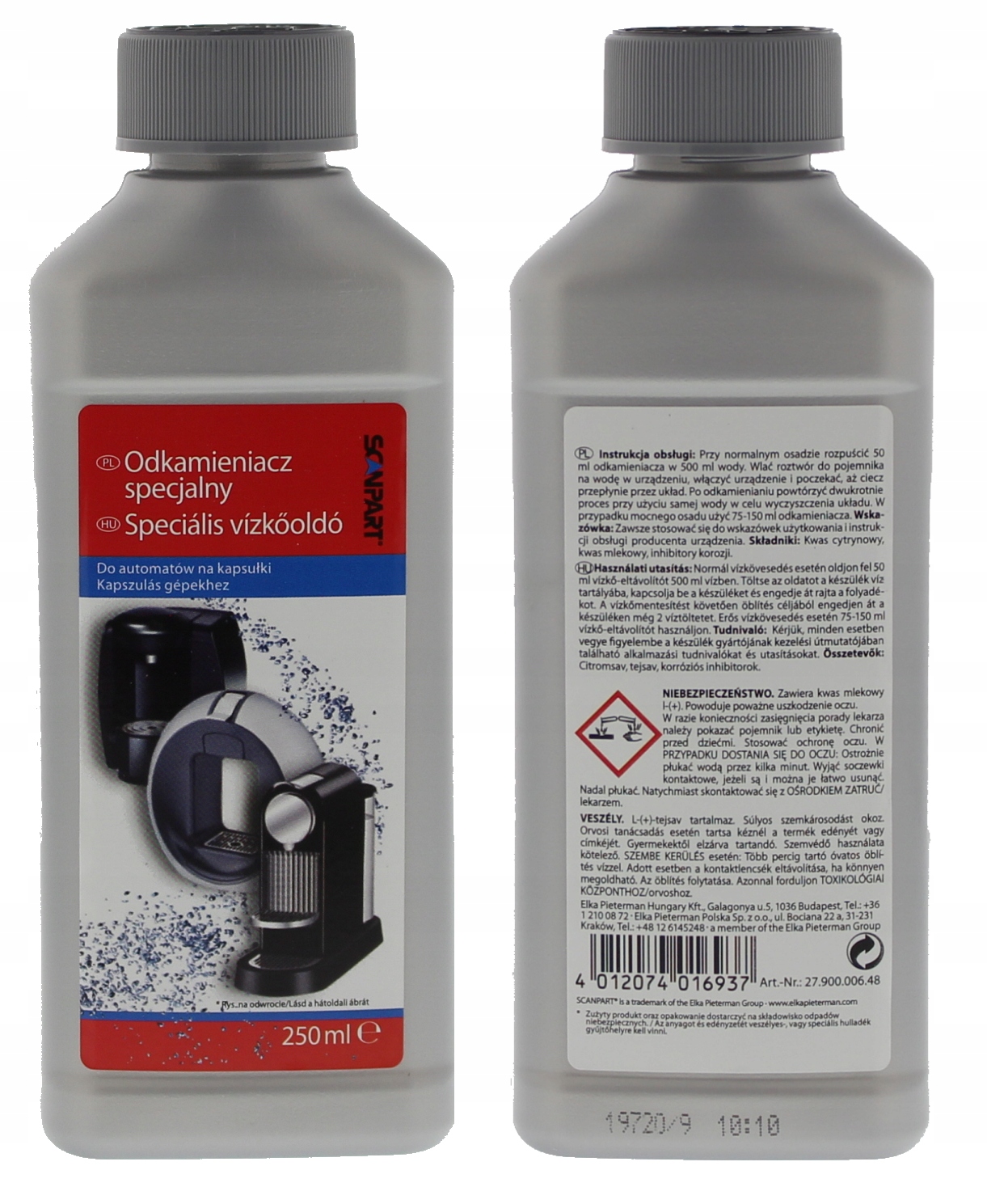 

Odkamieniacz ekspresu na kapsułki 250 ml zamiennik