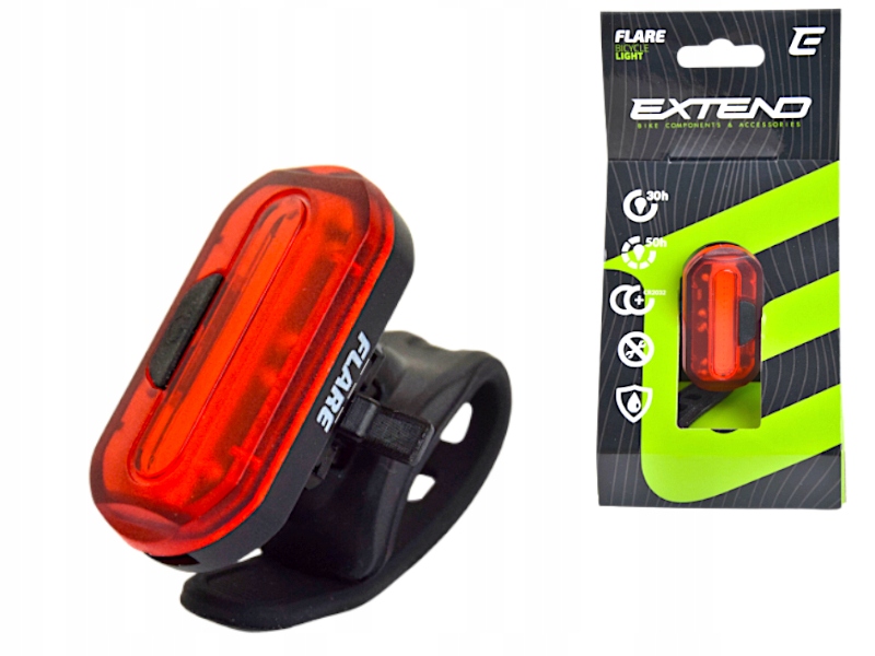 

Lampka Rowerowa Tylna Lampa Na Rower Tył Cob Led