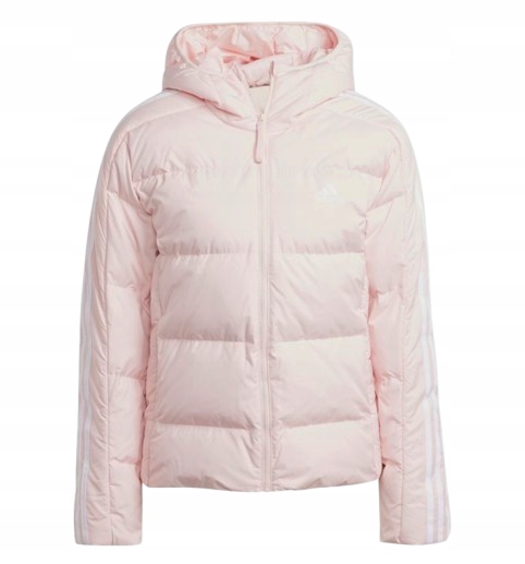 Zimní bunda z přírodního peří Adidas Essentials 3-Stripes velikost M