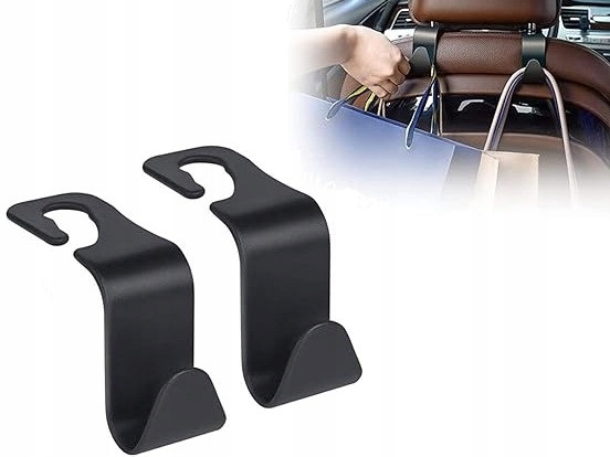 Wieszak Hak Haczyk Uchwyt Na Zagłówek Fotela Na Torbę Zakupy Do Samochodu