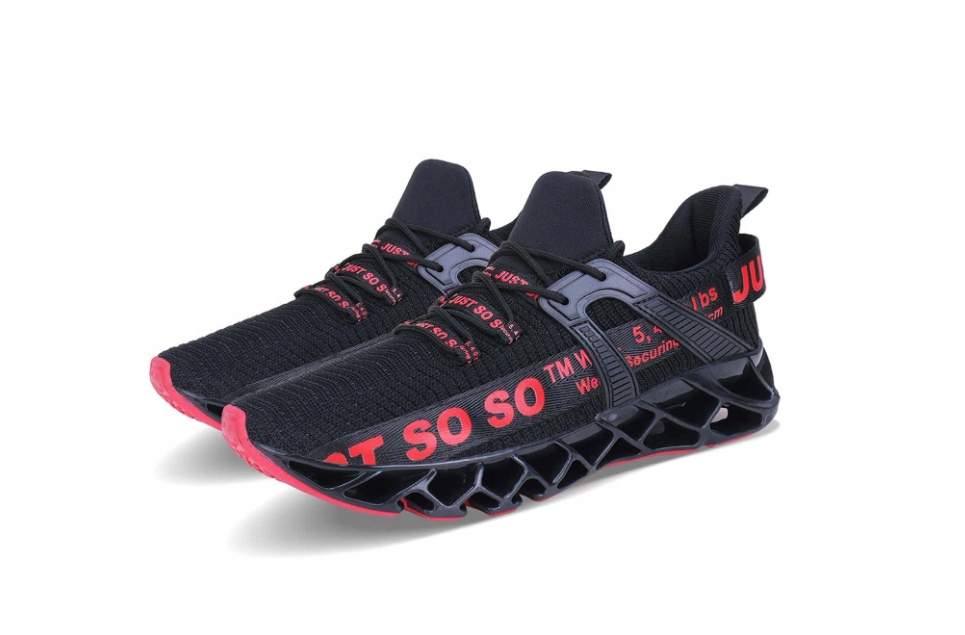 Buty sportowe Buty dziecięce Just SoSo Kolor Czarno Czerwone Rozmiar 34 Rozmiar (new) 34