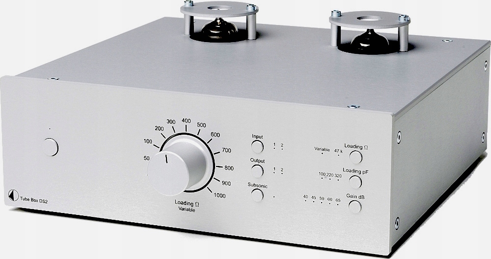 Przedwzmacniacz gramofonowy lampowy Pro-Ject Tube Box DS2 Silver