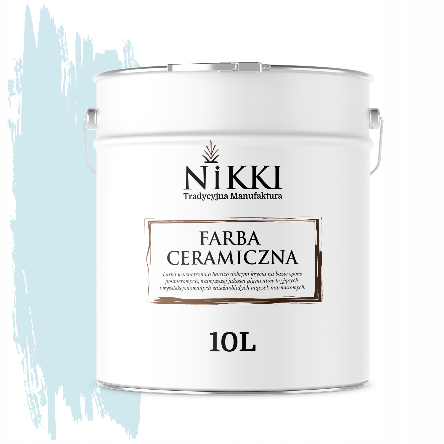 Keramická Stropná Farba Biela Zlomená Do Modrej H0378 Mat 10L