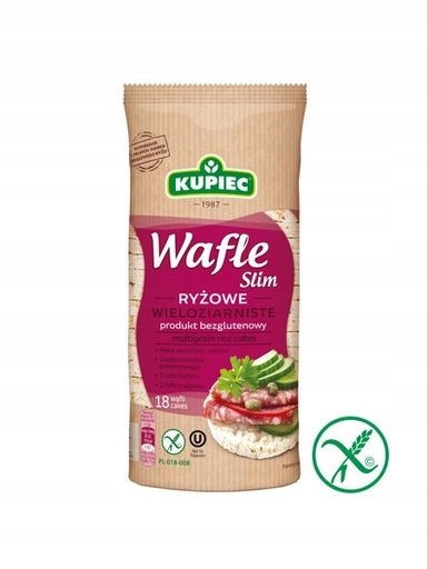Levně 10 x Kupiec Vícezrnné rýžové oplatky Slim 90 g