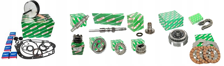 Nový Duells Motor Komplet Opravná Sada Hriadeľ Spojka Prevodovka Wsk 125