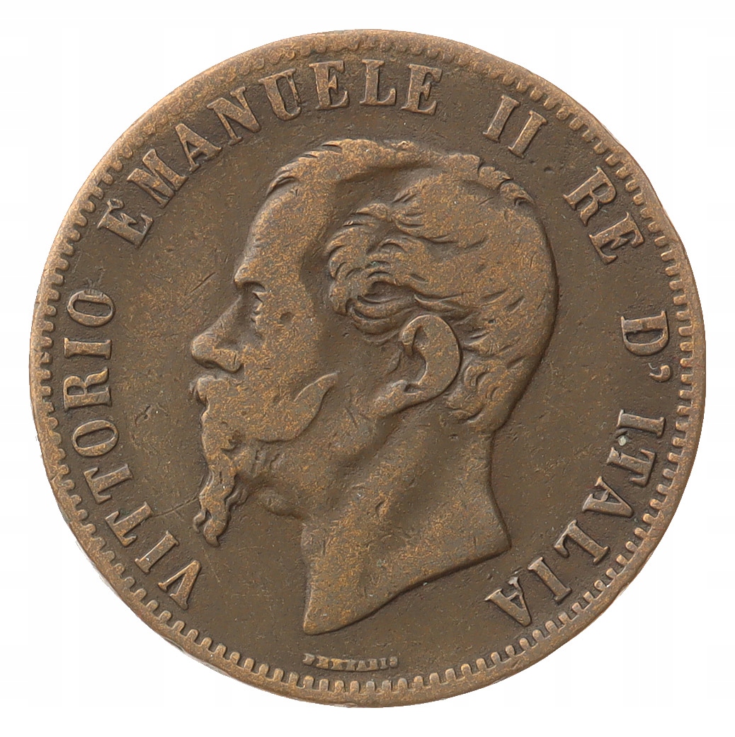 [M32196] Włochy 10 centesimi 1867