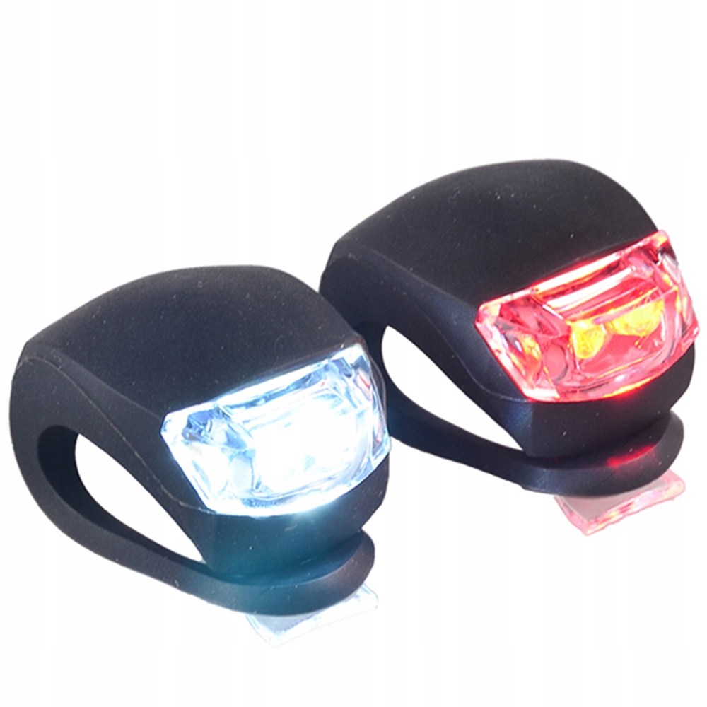 2 x MINI LAMPKA ROWEROWA LED ZESTAW NA ROWER