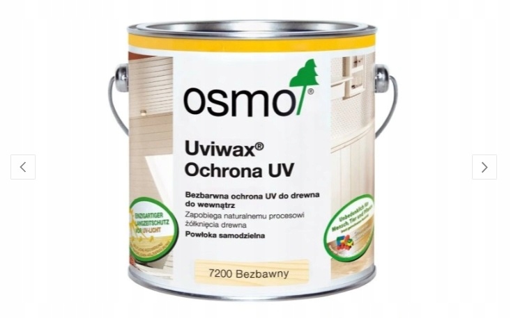 Osmo 7200 Uviwax Uv Ochrana 2.5 L