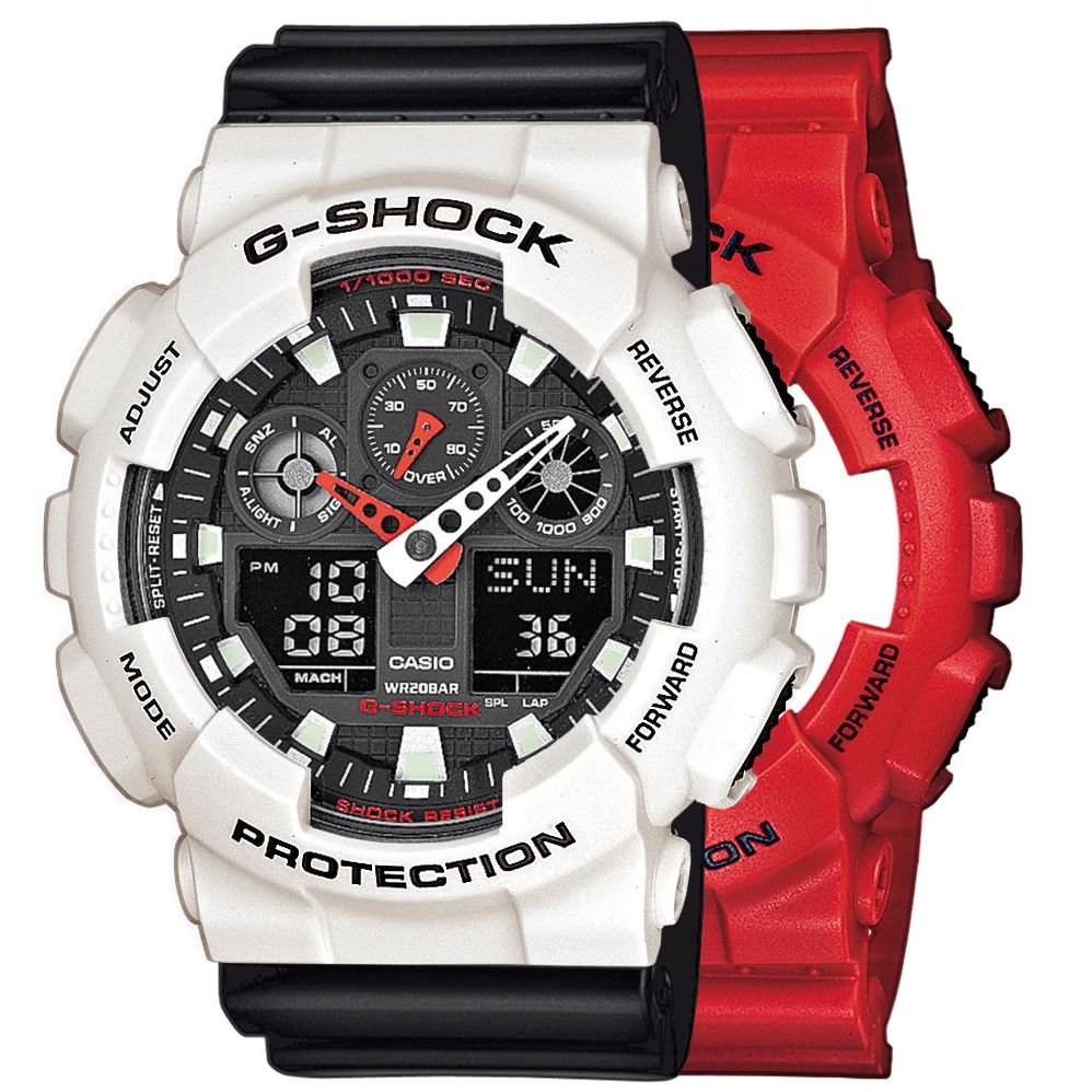 Hodinky Casio G-Shock Set GA-100B-4AER Luneta 10395292 Řemínek 10347688 20