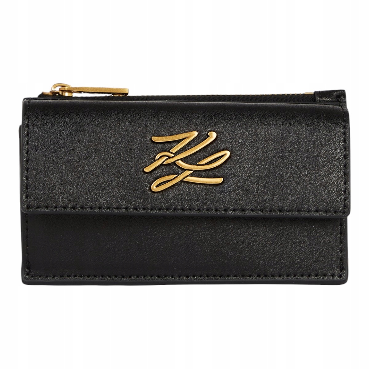 Karl Lagerfeld Cardholder K/autograph Zip Cardholder Gp Černý