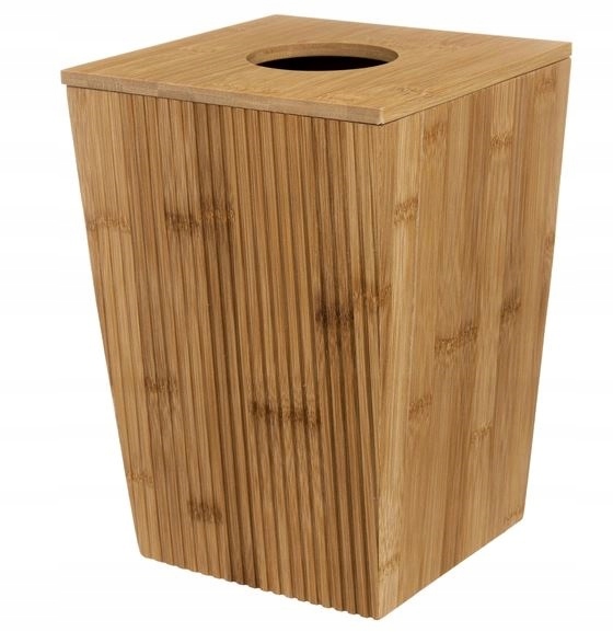 Kosz łazienkowy TENLA, bambusowy, 6L ECO