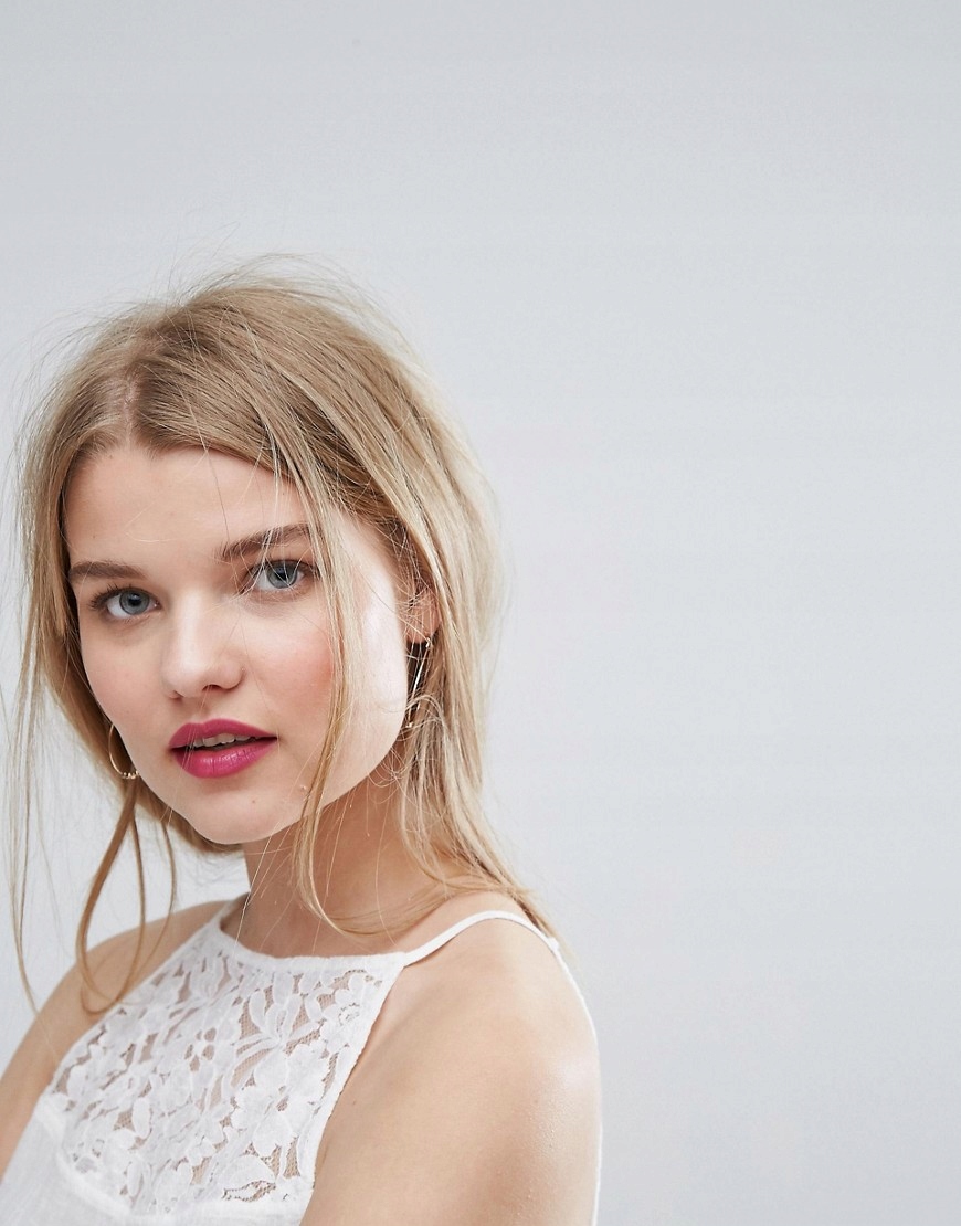 VILA TOP Z KORONKĄ ROZMIAR M 460 Materiał dominujący poliester