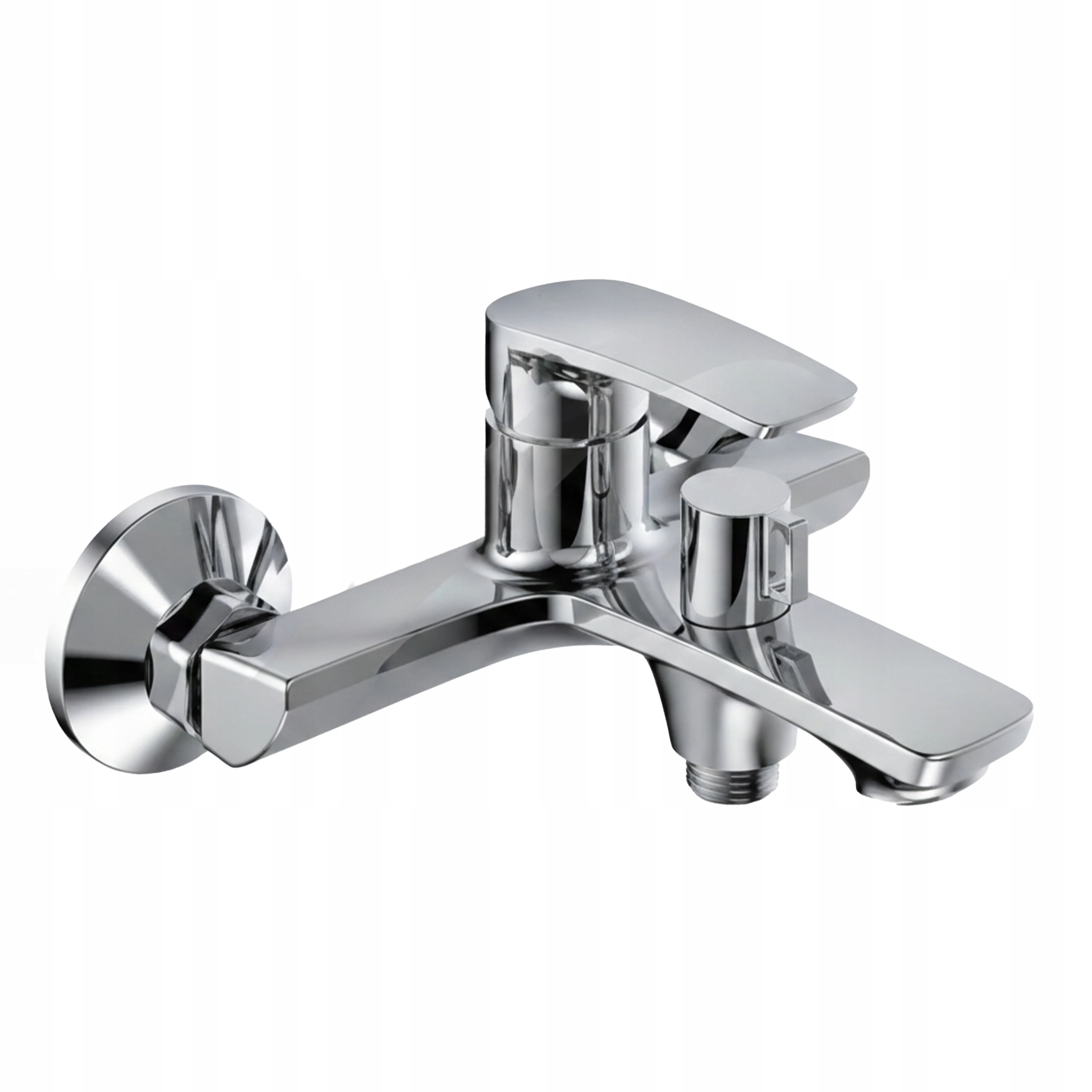 Vaňová batéria chróm MARAJO-03 nástenný kohútik Slim 30 mm lesklá