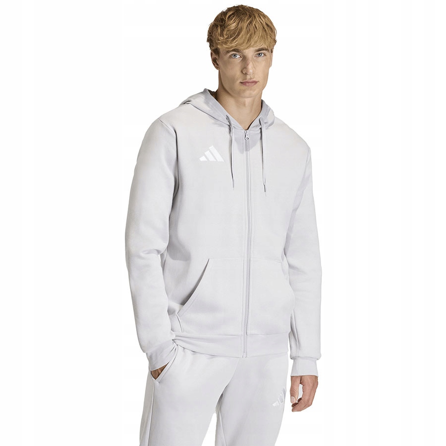 Adidas Entrada 26 Full Zip Hoody [XL] Mikina Šedá