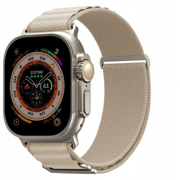 Skinarma pasek Kobu Apple Watch Ultra 49/46/45/44mm kość słoniowa/ivory
