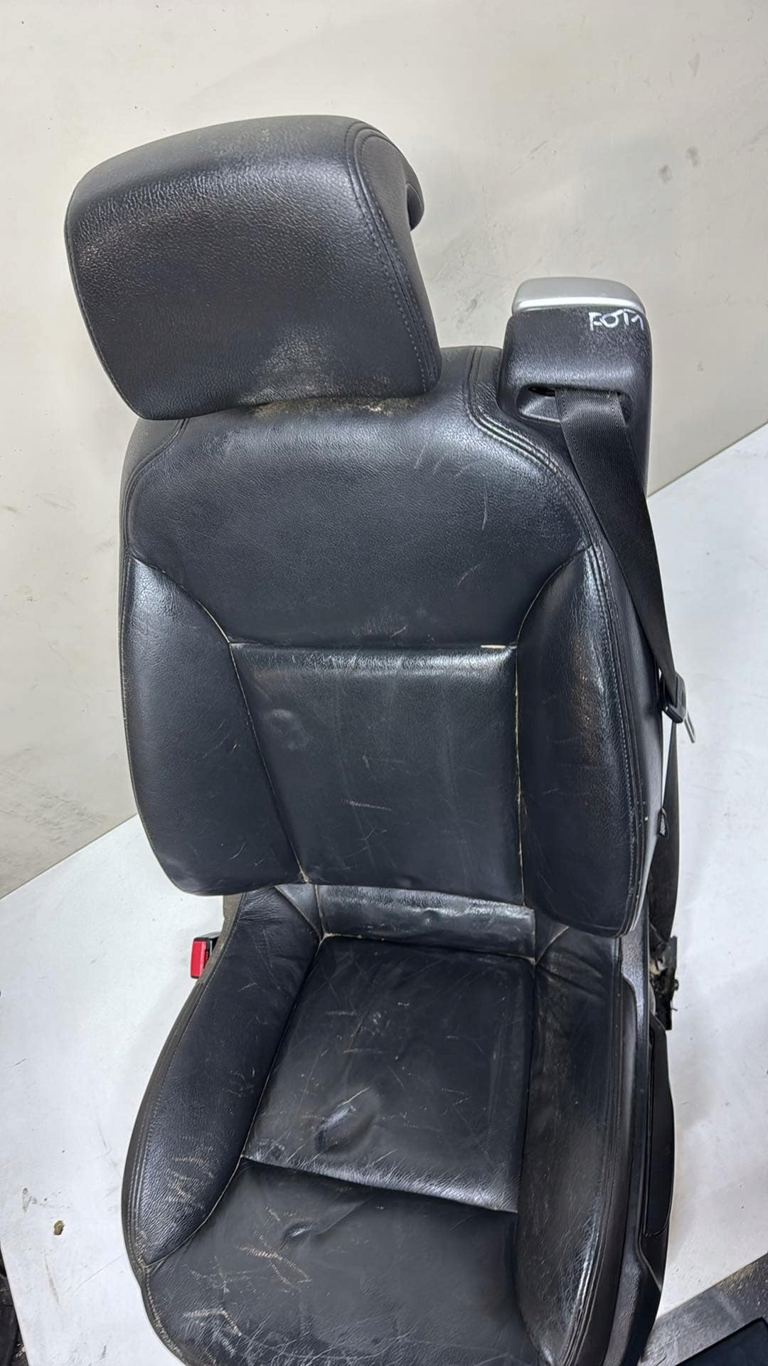 seat left CABRIO driver´s SAAB 9-3 II 93 black leather