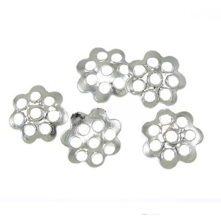 Hurt Przekładki Nakładki Kwiatki 6mm 300szt