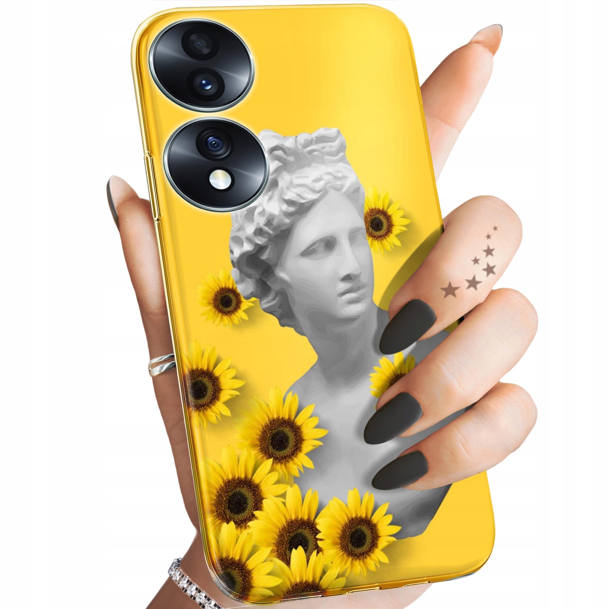 Etui Do Honor 70 Żółte Słoneczne Yellow Obudowa Pokrowiec Case