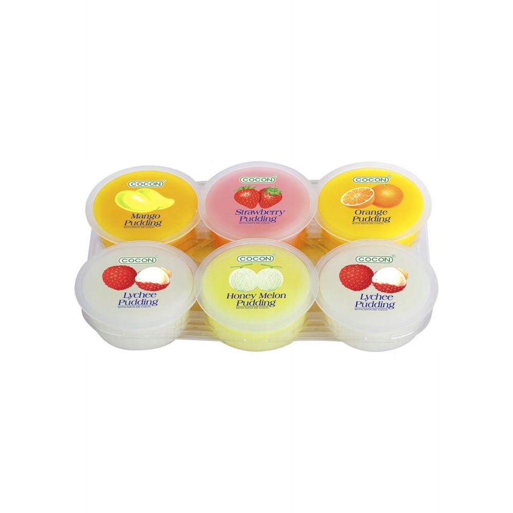 

Pudding Deser Nata de Coco mix 5 smaków 480g Cocon