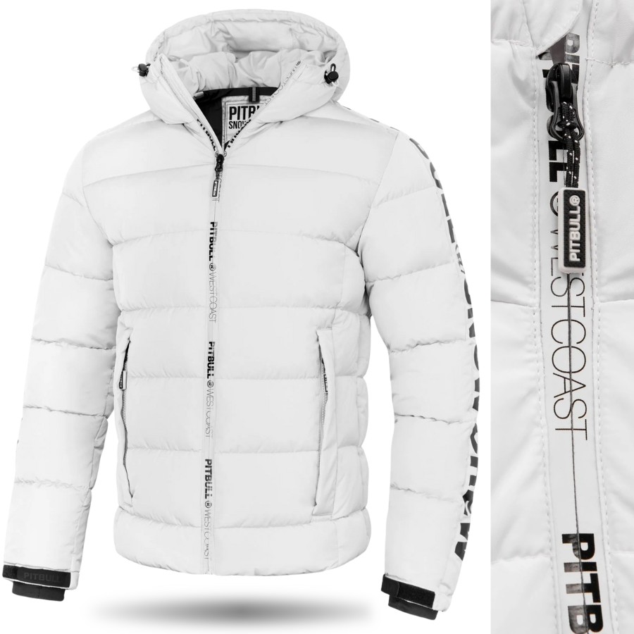 Kurtka Męska Zimowa Pit Bull Pikowana Puchowa Pitbull Sportowa Na Co Dzień