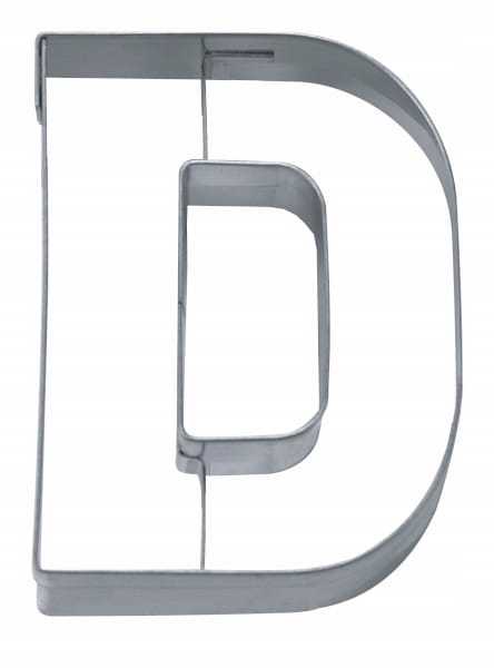 

Foremka w kształcie litery D 6,5 cm litera alfabet