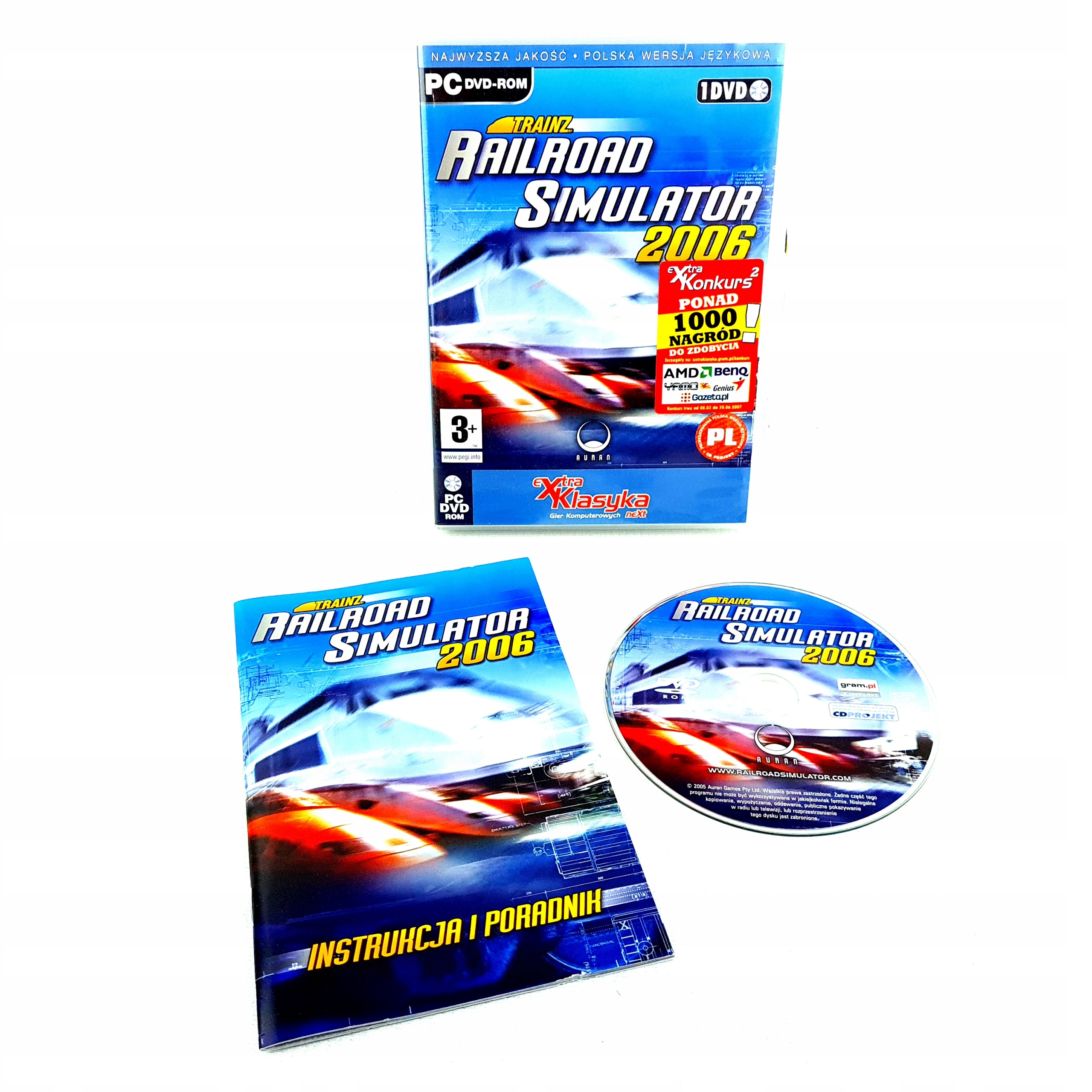 TRAINZ RAILROAD SIMULATOR 2006 POLSKIE WYDANIE PL Stan używany 117